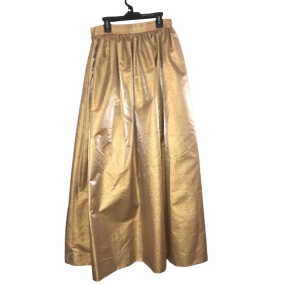 Christian Lacroix Embroidered Rose Gold Full Skirt